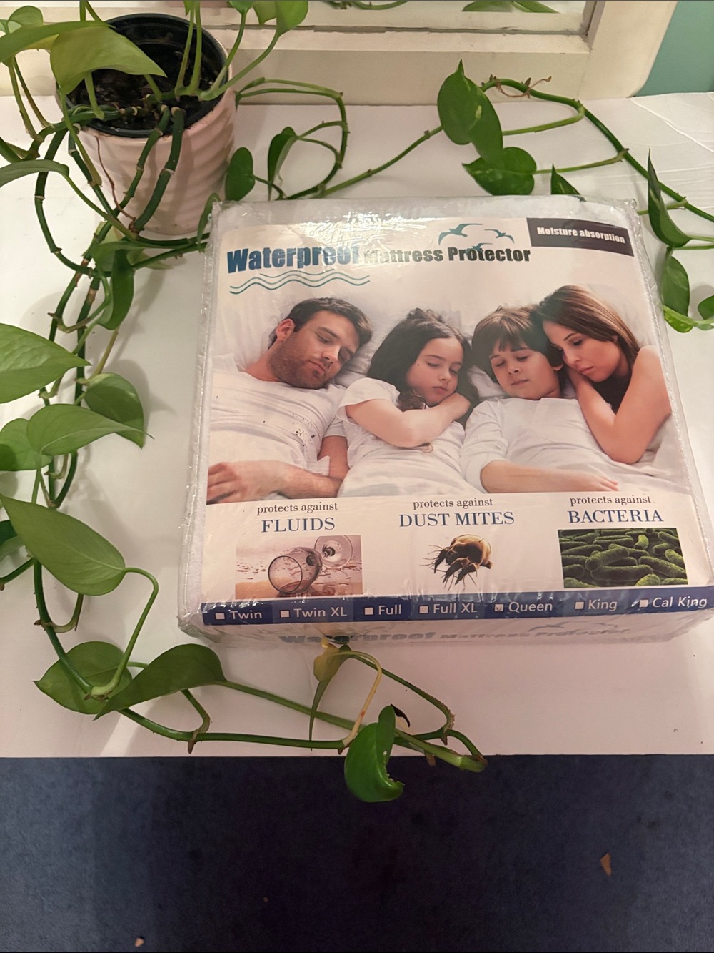 Waterproof Mattress Protector - White